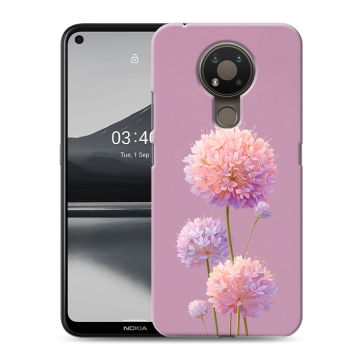 Силиконовый чехол на Nokia 3.4 с принтом Цветы