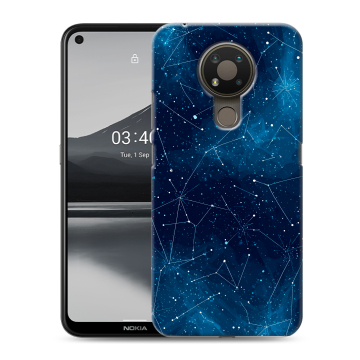 Силиконовый чехол на Nokia 3.4 с принтом Космос звезды
