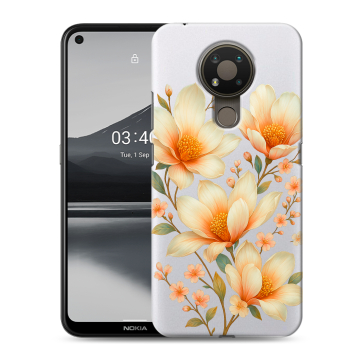 Силиконовый чехол на Nokia 3.4 с принтом Цветы
