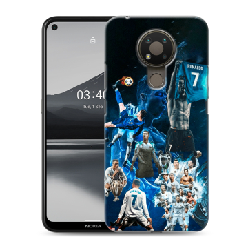 Силиконовый чехол на Nokia 3.4 с принтом Реал Роналдо Силиконовый чехол на Nokia 3.4 с принтом Реал Роналдо
