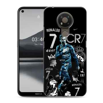 Силиконовый чехол на Nokia 3.4 с принтом Реал Роналдо