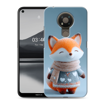 Силиконовый чехол на Nokia 3.4 с принтом Лиса