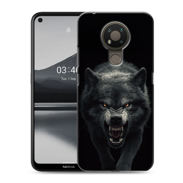 Силиконовый чехол на Nokia 3.4 с принтом Волк Силиконовый чехол на Nokia 3.4 с принтом Волк