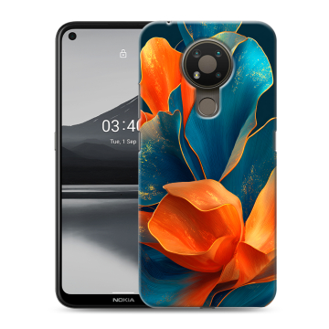 Силиконовый чехол на Nokia 3.4 с принтом Цветы