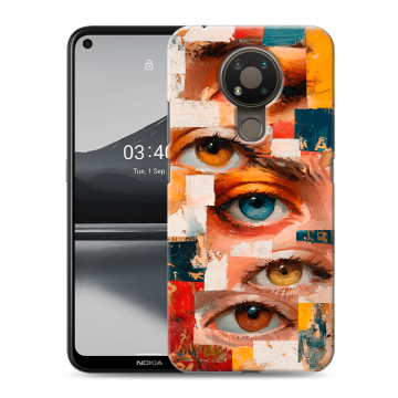 Силиконовый чехол на Nokia 3.4 с принтом Модный принт
