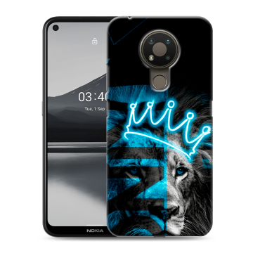 Силиконовый чехол на Nokia 3.4 с принтом Король лев