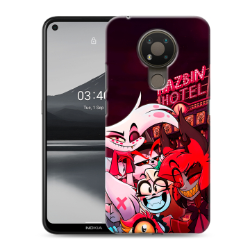 Силиконовый чехол на Nokia 3.4 с принтом Hazbin Hotel Отель Хазбин Силиконовый чехол на Nokia 3.4 с принтом Hazbin Hotel Отель Хазбин
