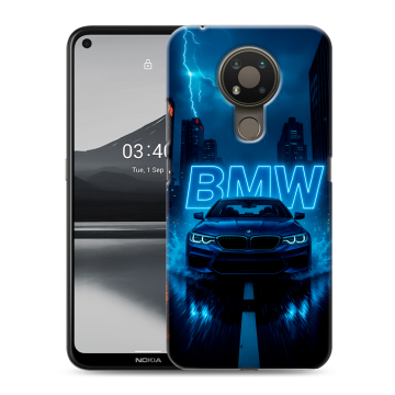 Силиконовый чехол на Nokia 3.4 с принтом BMW БМВ