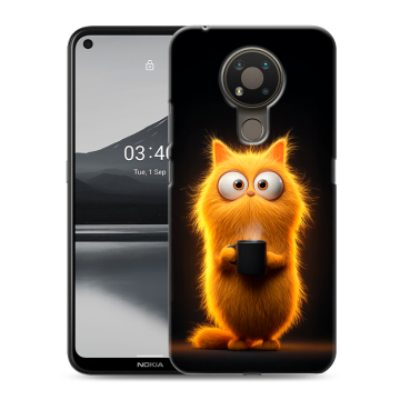 Силиконовый чехол на Nokia 3.4 с принтом Смешной кот Силиконовый чехол на Nokia 3.4 с принтом Смешной кот