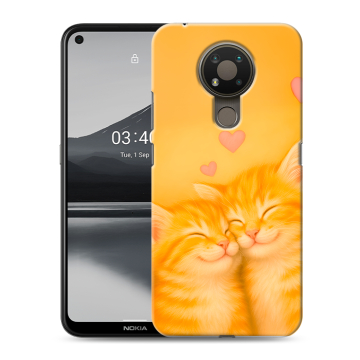 Силиконовый чехол на Nokia 3.4 с принтом Милые котята Силиконовый чехол на Nokia 3.4 с принтом Милые котята