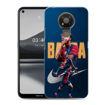 Силиконовый чехол на Nokia 3.4 с принтом Барселона Barca Yamal Силиконовый чехол на Nokia 3.4 с принтом Барселона Barca Yamal