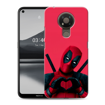 Силиконовый чехол на Nokia 3.4 с принтом Дедпул Deadpool Силиконовый чехол на Nokia 3.4 с принтом Дедпул Deadpool