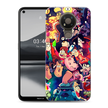 Силиконовый чехол на Nokia 3.4 с принтом Gravity Falls Гравити Фолз Силиконовый чехол на Nokia 3.4 с принтом Gravity Falls Гравити Фолз
