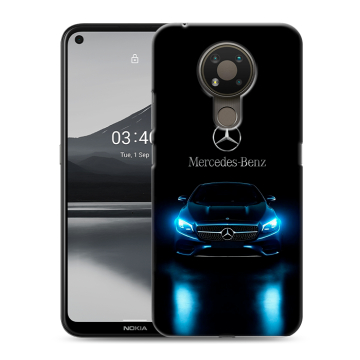 Силиконовый чехол на Nokia 3.4 с принтом Mercedes Мерседес