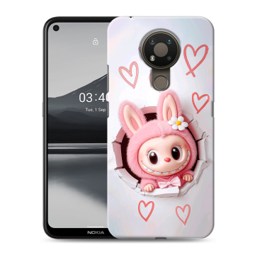 Силиконовый чехол на Nokia 3.4 с принтом Labubu Лабубу