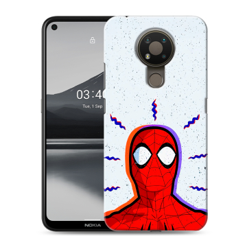 Силиконовый чехол на Nokia 3.4 с принтом Spiderman Человек паук
