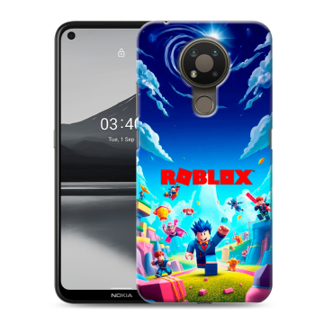 Силиконовый чехол на Nokia 3.4 с принтом Roblox Роблокс Силиконовый чехол на Nokia 3.4 с принтом Roblox Роблокс