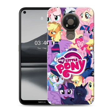 Силиконовый чехол на Nokia 3.4 с принтом My little pony Дружба чудо