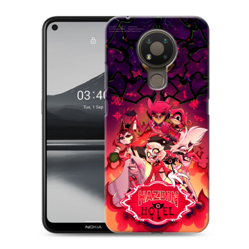 Силиконовый чехол на Nokia 3.4 с принтом Hazbin Hotel Отель Хазбин Силиконовый чехол на Nokia 3.4 с принтом Hazbin Hotel Отель Хазбин