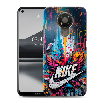 Силиконовый чехол на Nokia 3.4 с принтом Nike Найк Силиконовый чехол на Nokia 3.4 с принтом Nike Найк