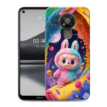 Силиконовый чехол на Nokia 3.4 с принтом Labubu Лабубу Силиконовый чехол на Nokia 3.4 с принтом Labubu Лабубу