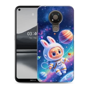 Силиконовый чехол на Nokia 3.4 с принтом Labubu Лабубу Силиконовый чехол на Nokia 3.4 с принтом Labubu Лабубу