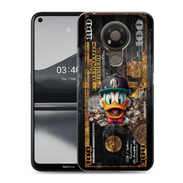 Силиконовый чехол на Nokia 3.4 с принтом Дональд Дак Доллар Силиконовый чехол на Nokia 3.4 с принтом Дональд Дак Доллар