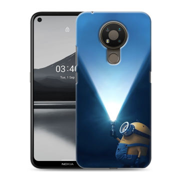 Силиконовый чехол на Nokia 3.4 с принтом Миньоны Силиконовый чехол на Nokia 3.4 с принтом Миньоны