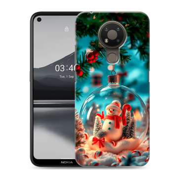 Силиконовый чехол на Nokia 3.4 с принтом Новый год