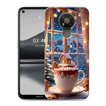 Силиконовый чехол на Nokia 3.4 с принтом Новый год