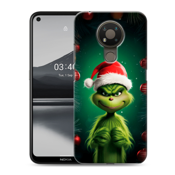 Силиконовый чехол на Nokia 3.4 с принтом Гринч Новый год Рождество