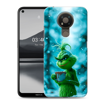 Силиконовый чехол на Nokia 3.4 с принтом Новый год гринч