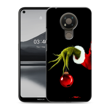 Силиконовый чехол на Nokia 3.4 с принтом Новый год Гринч