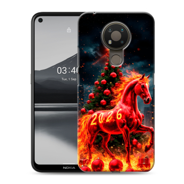 Силиконовый чехол на Nokia 3.4 с принтом Новый год