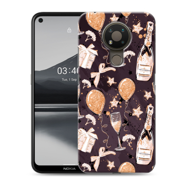 Силиконовый чехол на Nokia 3.4 с принтом Новый год