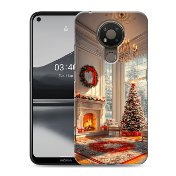 Силиконовый чехол на Nokia 3.4 с принтом Новый год