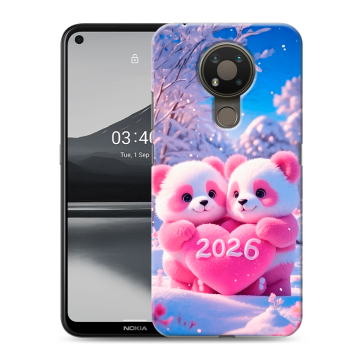 Силиконовый чехол на Nokia 3.4 с принтом Новый год