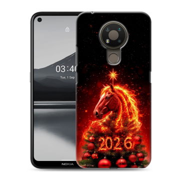 Силиконовый чехол на Nokia 3.4 с принтом Новый год