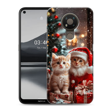 Силиконовый чехол на Nokia 3.4 с принтом Новый год