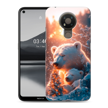 Силиконовый чехол на Nokia 3.4 с принтом Новый год
