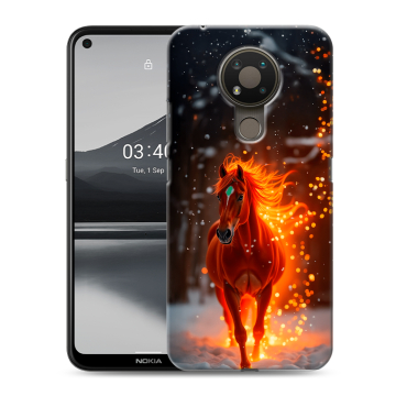 Силиконовый чехол на Nokia 3.4 с принтом Новый год
