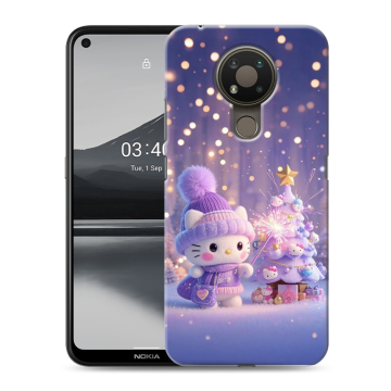 Силиконовый чехол на Nokia 3.4 с принтом Новый год
