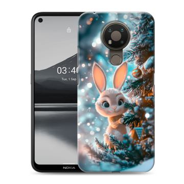 Силиконовый чехол на Nokia 3.4 с принтом Новый год