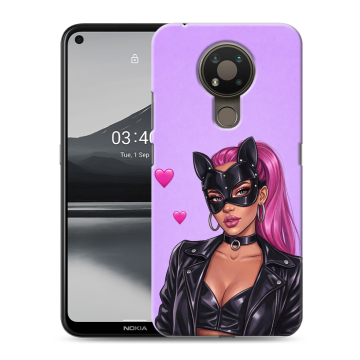 Силиконовый чехол на Nokia 3.4 с принтом женский