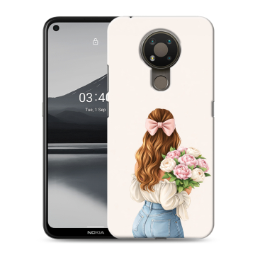 Силиконовый чехол на Nokia 3.4 с принтом женский Силиконовый чехол на Nokia 3.4 с принтом женский
