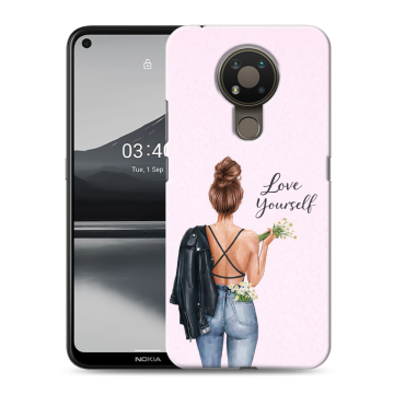 Силиконовый чехол на Nokia 3.4 с принтом женский Силиконовый чехол на Nokia 3.4 с принтом женский