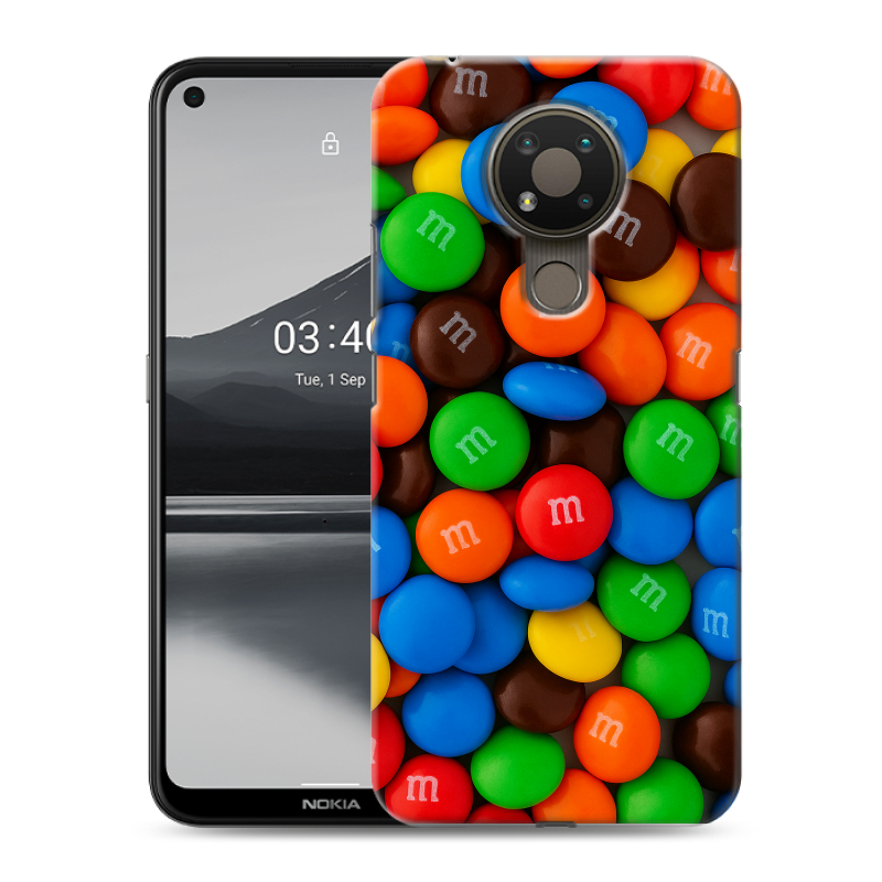 Силиконовый чехол на Nokia 3.4 с принтом Конфеты Силиконовый чехол на Nokia 3.4 с принтом Конфеты