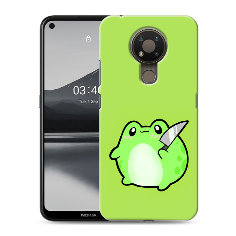 Силиконовый чехол на Nokia 3.4 с принтом Лягушенок Силиконовый чехол на Nokia 3.4 с принтом Лягушенок