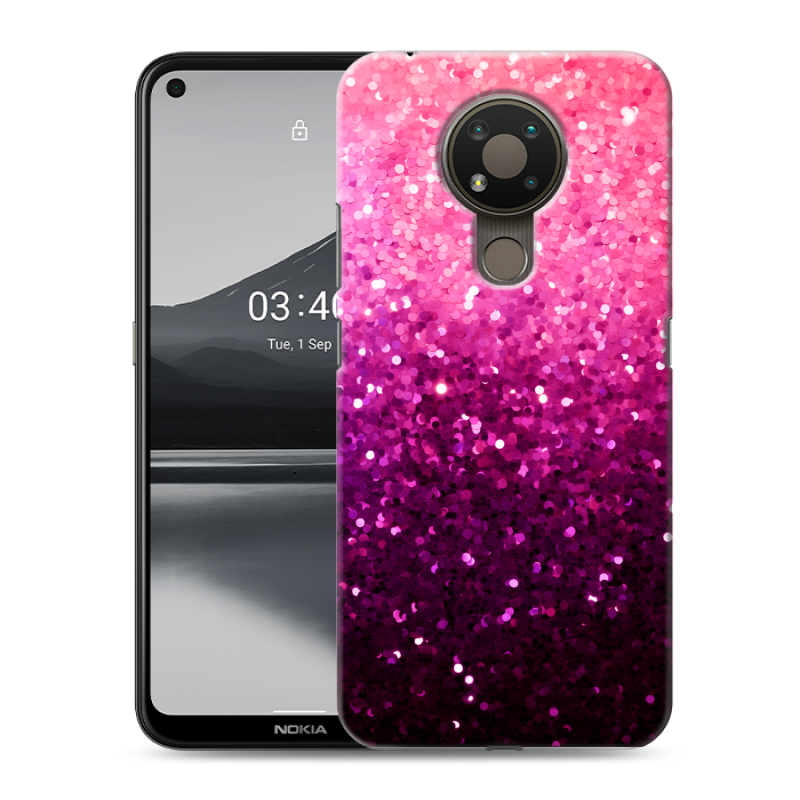 Силиконовый чехол на Nokia 3.4 с принтом Блестки Силиконовый чехол на Nokia 3.4 с принтом Блестки