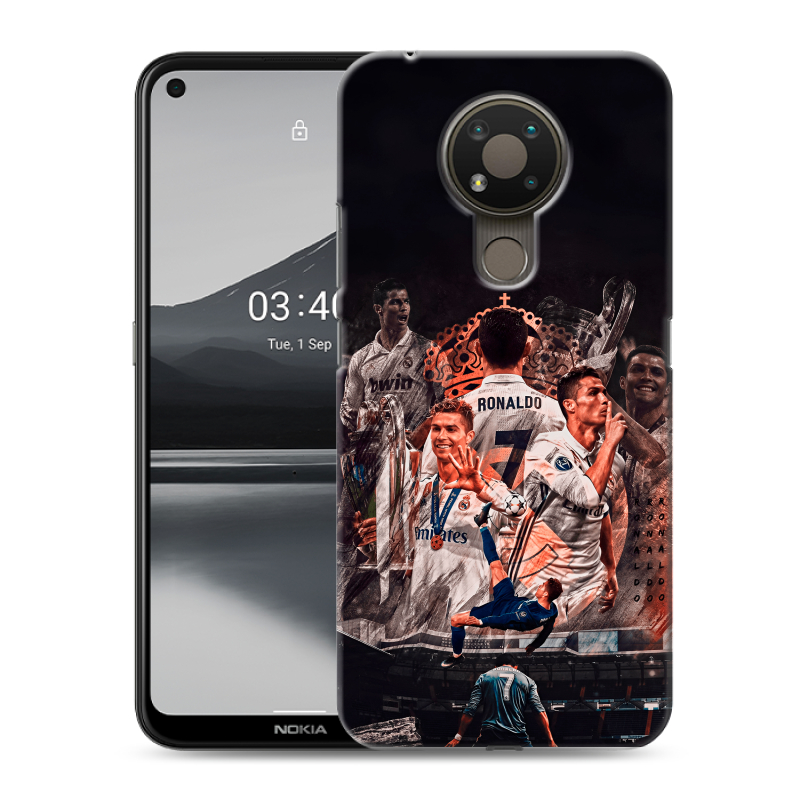 Силиконовый чехол на Nokia 3.4 с принтом Реал Роналдо Real Ronaldo Силиконовый чехол на Nokia 3.4 с принтом Реал Роналдо Real Ronaldo